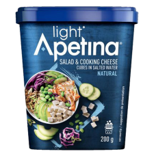 Apetina light witte kaasblokjes 200 gram